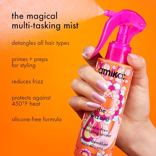 Amika The Wizard Detangling Primer - Heat Protection Up to 450°F