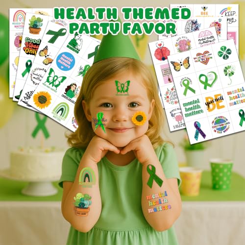96 PCS Motivational Temporary Tattoos - Inspirational Quotes