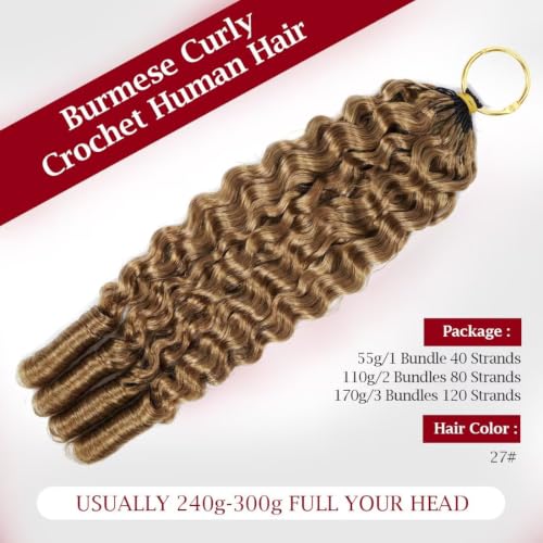 Miracle Invisible Knots 16" Crochet Hair - 100% Human Hair, Lightweight & Easy Install