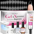 Glamonade Medium Almond Nail Extension Starter Kit - 504 Gel Tips & Tools