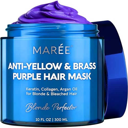 MAREE Purple Hair Mask - Anti Yellow Blonde Toner & Deep Conditioner