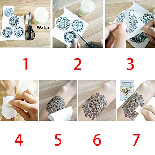 Glarryears Temporary Tattoos for Adults - 18-Pack Large Fake Tattoos, Long-lasting Animal Designs: Wolf, Lion, Tiger - Realistic 3D, Cool on Half Arm, Leg, Back, Body