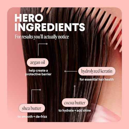 MONDAY HAIRCARE Repair Shampoo and Conditioner Set (12 oz) For Dry to Damaged Hair Made with Keratin, Coconut Oil, Shea Butter, and Vitamin E