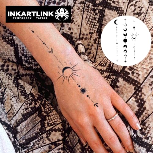 INKARTLINK Semi-Permanent Tattoo Sheets - 2 Pack Waterproof