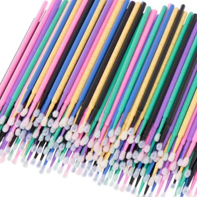 600pcs Disposable Micro Applicator Brushes for Lash Extensions