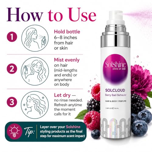 Solcloud Berry Bad Behavior Hair & Body Perfume