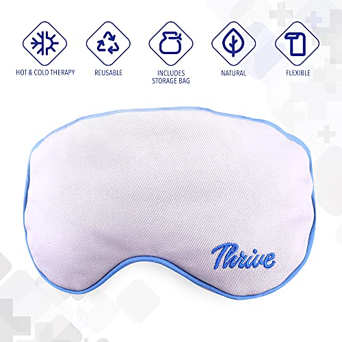 Thrive Clay Bead Heated & Cooling Eye Mask for Dry Eyes & Puffiness