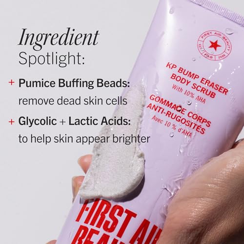KP Bump Eraser Body Scrub with 10% AHA by First Aid Beauty