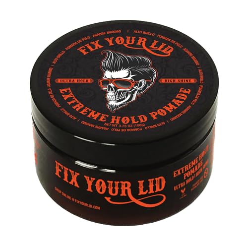 Fix Your Lid Extreme Hold Hair Pomade - High Shine 3.75 oz