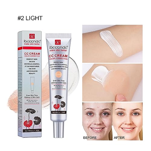 CC Cream Foundation with SPF 25 – Hydrating Concealer & Primer