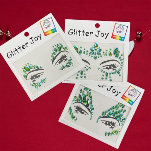 Festival Face Gems Sticker - 5-Pack Rhinestone Body Jewels