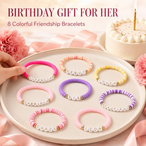 Pink Superstar Friendship Bracelets Y2K Jewelry Gifts for K. Pop Fans & Concerts - SportsLiking