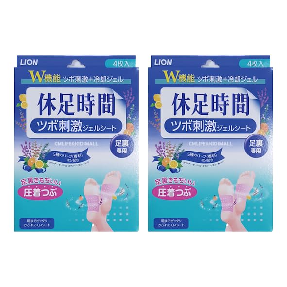 Foot Cooling Acupressure Patch - Pack of 2 Gel Sheets