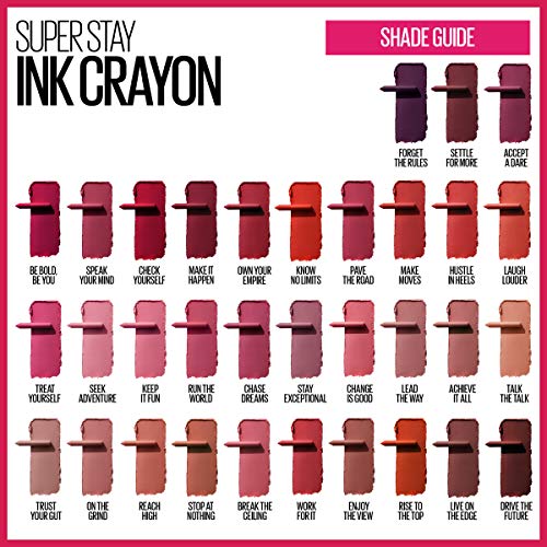 Maybelline Super Stay Ink Crayon Matte Lipstick - 8 Hour Wear