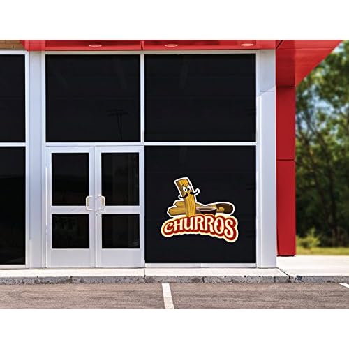Churros 48" Concession Decal Sign cart Trailer Stand Sticker Equipment