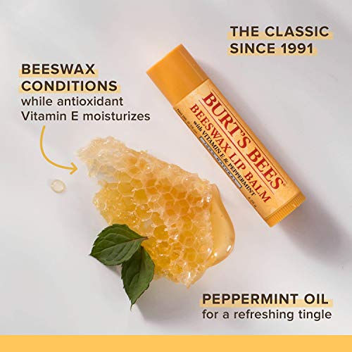 Burt's Bees Moisturizing Lip Balm, Mango 0.15 oz (Pack of 5)