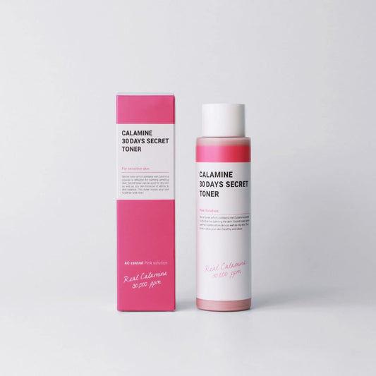 KSECRET Calamine 30 Days Secret Toner, 160ml / 1.69fl.oz. | Korean Skincare | Acne Treatment Toner & Skin-Refining