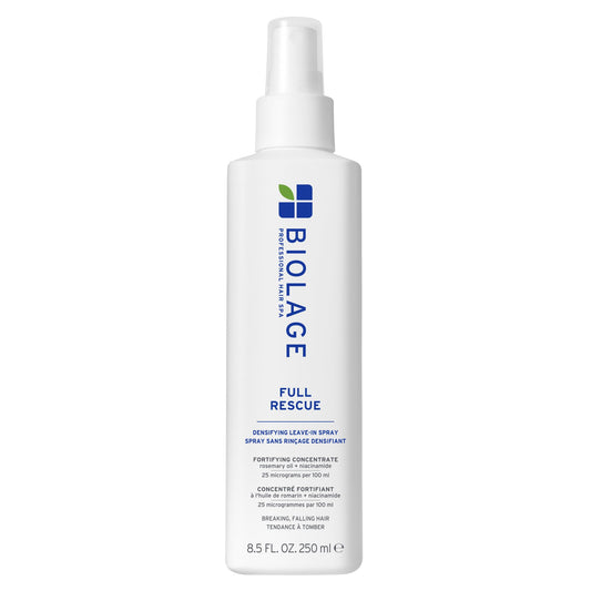 Biolage Full Rescue Densifying Leave-In Spray - Increases Hair Density, Controls Flyaways, Detangles, Leave-In Treatment For Thinning Hair, Rosemary Oil & Niacinamide, Vegan & Cruelty-Free, 8.4 Fl Oz