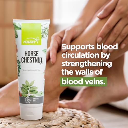 FUNAT Horse Chestnut Gel ? Refreshing Leg Gel for Tired, Heavy Legs ? 250g