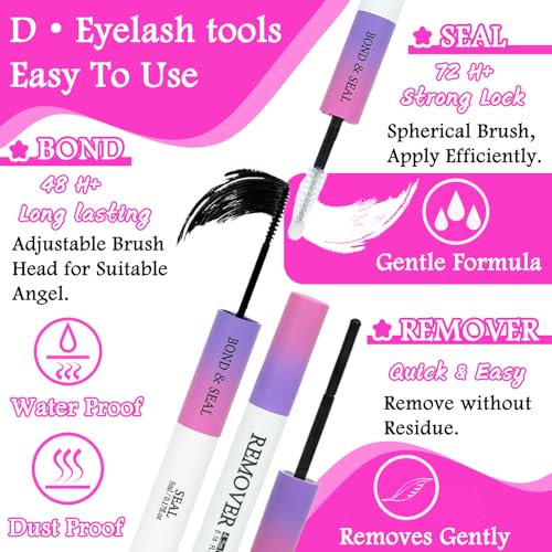 Fluffy Eyelash Clusters Kit - 336 Pcs 200D D Curl Extensions