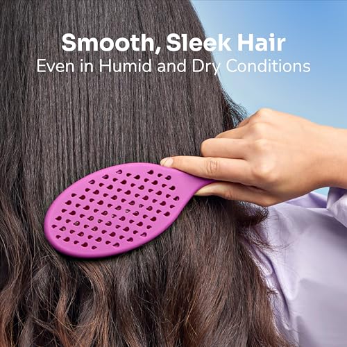 Wet Brush Frizz-Free Detangler Brush with Ionic Technology, Black, Provides Frizz Control, Reduces Static, and Smooths All Hair Types, Best for Dry Hair, Made for Women, Men & Kids
