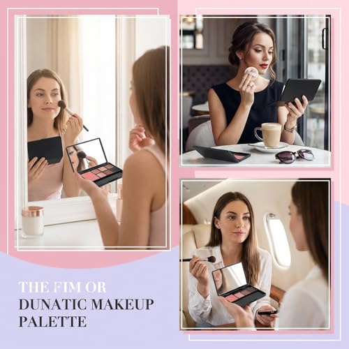 Magnetic Makeup Palette with Mirror - Empty Eyeshadow Storage Box