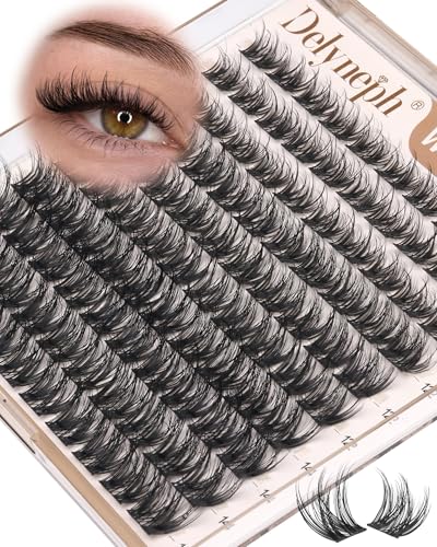 Wispy Lash Clusters 10mm 12mm 14mm Natural Fluffy Eyelash Extensions