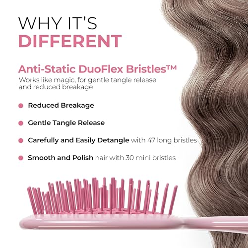FHI Heat UNbrush Mini Detangler Brush for Wet & Dry Hair