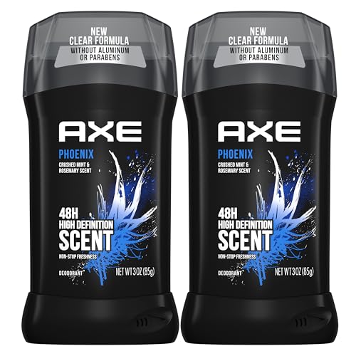 Phoenix Deodorant Stick for Men - 48H Odor Protection, Twin Pack