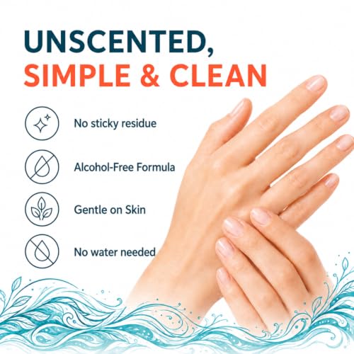 Nowata Waterless Hand Cleanser, Plant-Based No-Rinse Soap 100mL