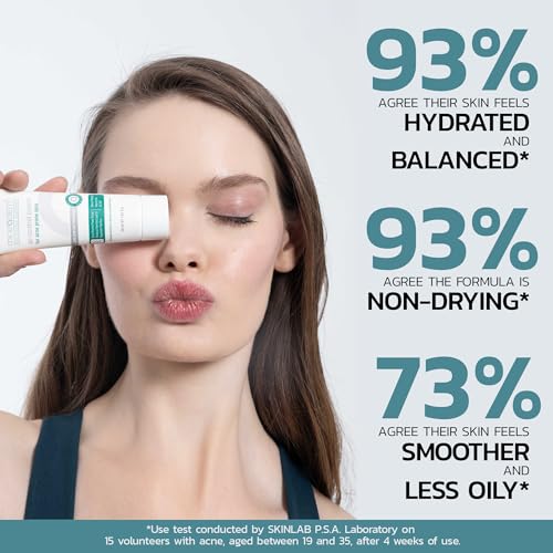 Mineaderm Oil-Free Face Moisturizer for Oily & Acne-Prone Skin – Mattifying, Vegan & Dermatologist Tested