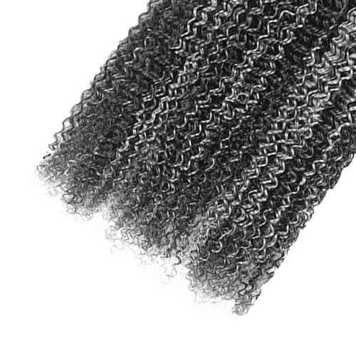 P1B Grey Kinky Curly Hair Bundles 14" Brazilian Virgin Remy