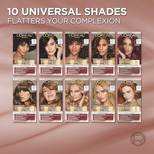 L'Oreal Paris Excellence Universal Nudes Hair Color 1N Natural Black