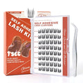 Self-Adhesive Lash Clusters 10-14mm Wispy Pre-Glued