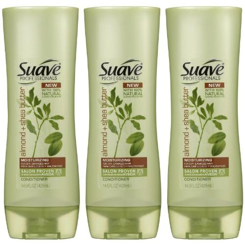 Suave Professionals Almond & Shea Butter Conditioner - 12.6 oz - 3 pk
