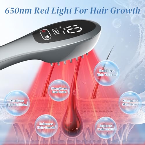 650nm Red Light Laser Therapy Comb for Hair Growth