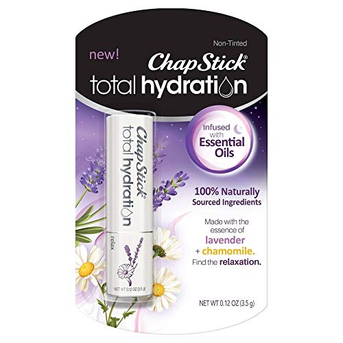 Chapstick Total Hydration Essential Oils Lip Balm - Relax - 0.12oz (Pack of 4)