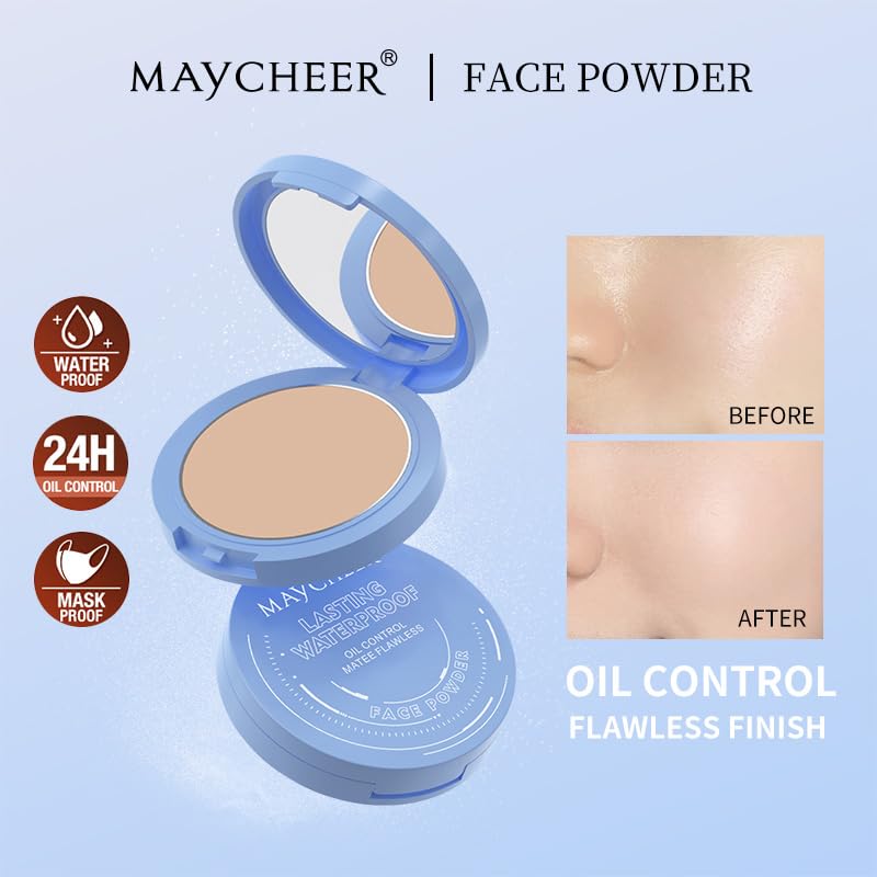Waterproof Matte Setting Powder - Oil Control & All-Day Wear