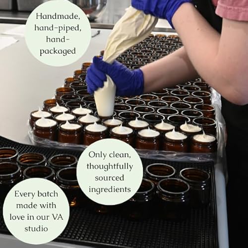 Hearth and Homestead: Handmade Whipped Tallow Balm (Herb-Infused/Unscented) - Large Jar - 2.6 oz