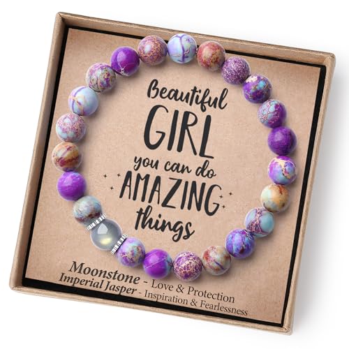 THEMEROL Teen Girl Gifts Ideas Valentines Day Gifts for Teenage 15 Year Old Girl Birthday Gifts Beaded Bracelets Best Friend Gifts for Women Granddaughter Niece Her Easter Christmas Stocking Stuffers