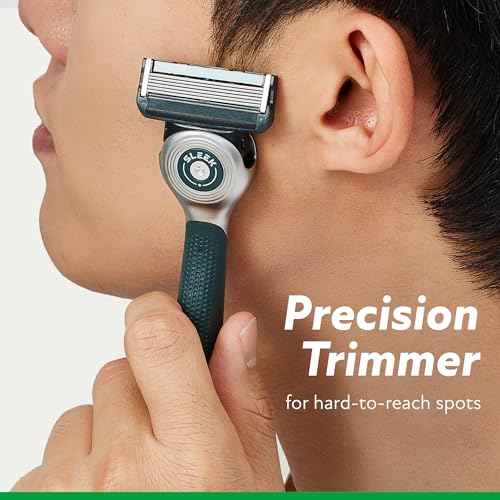 DORCO SLEEK - Six Blade Razor System with Multi-Flex technology Refill Set, Precision Shaving Razor Replacement Cartridge (12 pack)