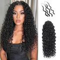 Deep Wave Human Hair Crochet Extensions - 16 Inch Knotless 60g