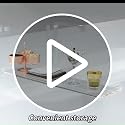 Clear Acrylic Bathtub Tray Table - Anti-Slip Bath Caddy