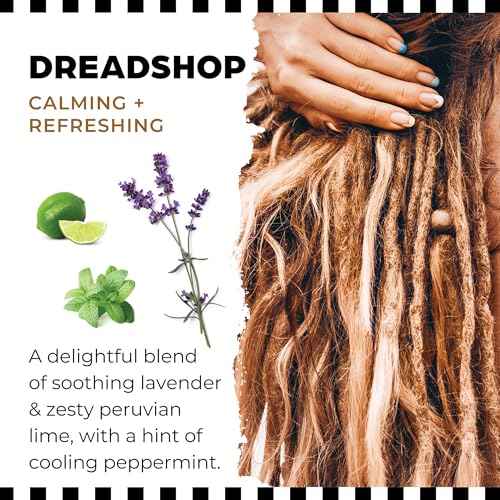 Dollylocks Dreadlock Tightening Spray for Locs - Dreadshop - Strengthen, Tame Frizzy Dreads, Residue-free for Loose Hair, 8oz