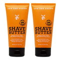 Van Der Hagen Shave Butter 6 oz Pack of 2 - Ultra Moisturizing Natural Shaving Cream