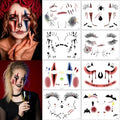 Halloween Eye Makeup Stickers - Waterproof Temporary Tattoos