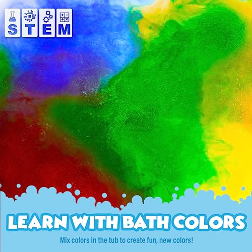 Tub Works Bath Color Fizzies 150 Count for Kids