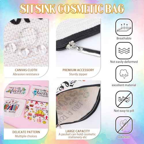 Paris Souvenirs Travel Essentials - Eiffel Tower Paris Souvenirs from France, Paris Gifts for Women Small Cosmetic Bag for Purse, Paris Travel Must Haves Small Makeup Bag Gifts for Girls