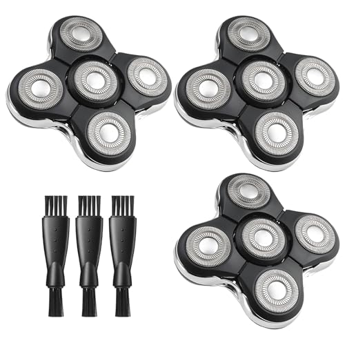 Remington Balder Boss XR7120 Replacement Head for Remington Shaver for Men XR7100 XR1600, 3 PCS Balder Boss Replacement Head, 3 Cleaning Brush