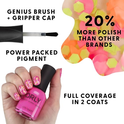 Orly That's Hot Neon Pink Nail Polish | Chip-Resistant Crème